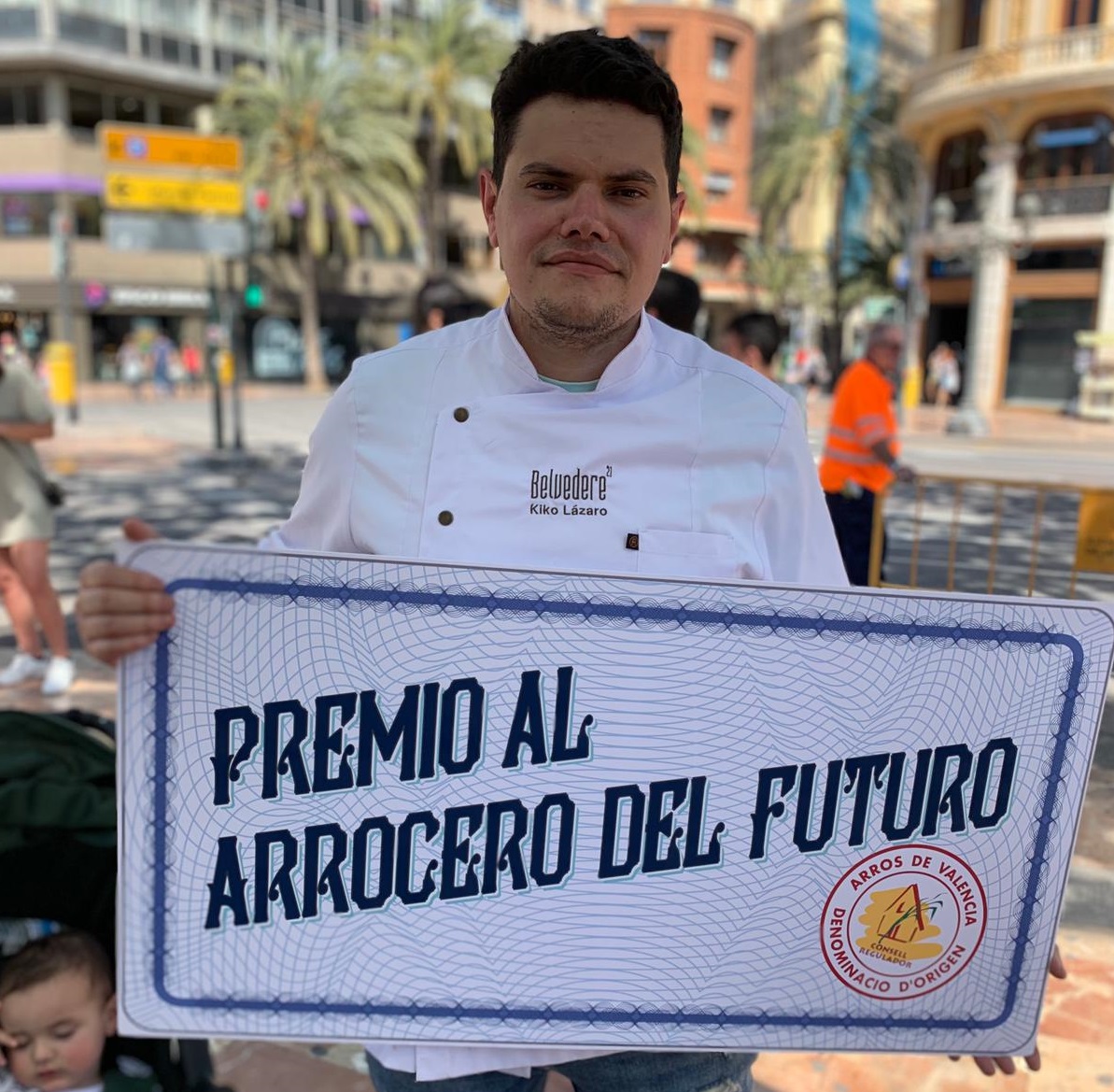 Kiko Lázaro Named “Rice Chef Of The Future” By The Arroz De Valencia Designation Of Origin
