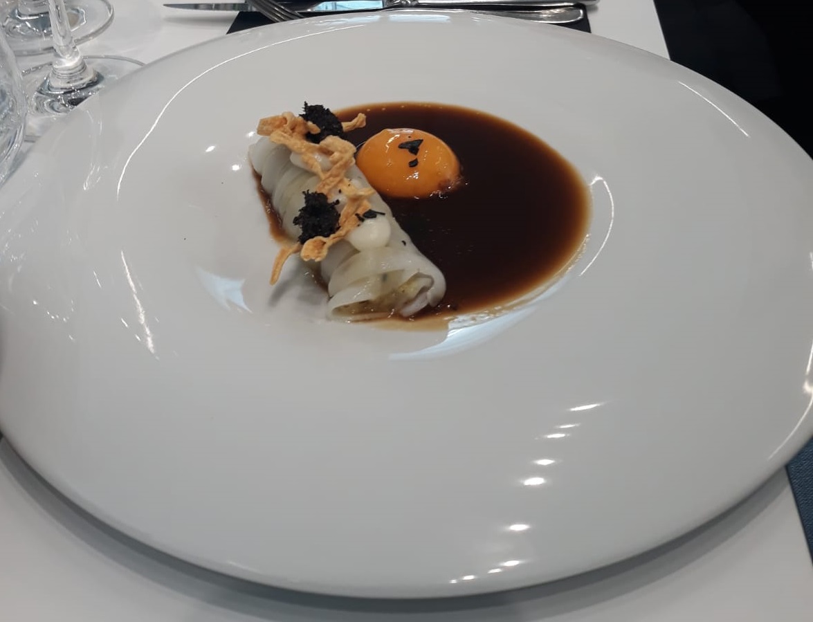 Calamar, Trufa Y Topinambur, Un Plato Para Concurso
